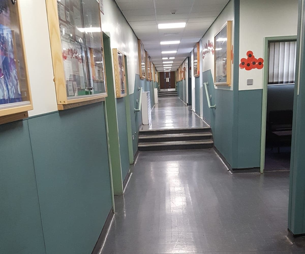Safety Flooring at a School in Preston