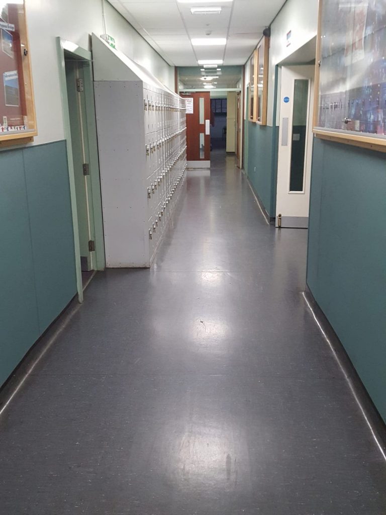 Safety Flooring at School in Preston